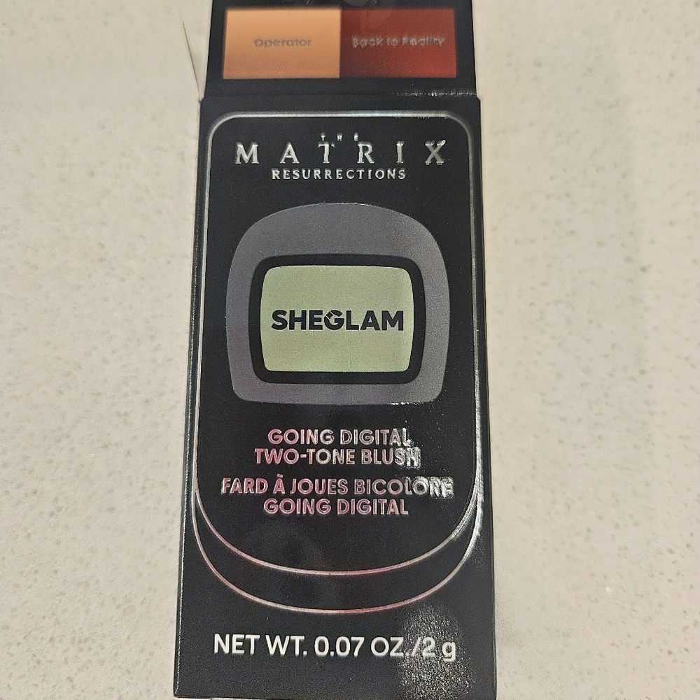 SHEGLAM Matrix Resurrections Going Digital Two Tone Blush. 𝄃𝄃𝄂𝄂𝄀𝄁𝄃𝄂𝄂𝄃